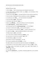 ĐÁP ÁN 200 CÂU TRẮC NGHIỆM TIẾNG ANH THI CÔNG CHỨC QUẢNG NAM