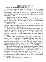 Đề cương ôn thi Phương pháp dạy học tự nhiên  xã hội