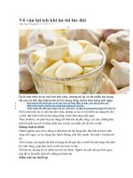 Vô vàn lợi ích khi ăn tỏi lúc đói