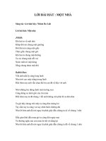 Lời bài hát Một Nhà