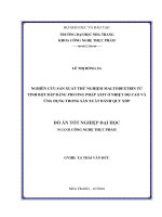 Nghiên cứu sản xuất thử nghiệm maltodexitrin từ tinh bột bắp bằng phương pháp axit ở nhiệt độ cao và ứng dụng trong sản xuất bánh quy xốp 