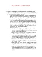 ĐỊA lí KINH tế và văn hóa các nước