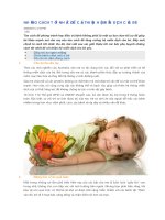 NHỮNG CÁCH tốt NHẤT để cải THIỆN hệ MIỄN DỊCH của bé 