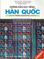 HƯỚNG DẪN HỌC TIẾNG HÀN QUỐC