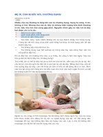 MẸ ơi con bị dầy hơi chướng bụng 