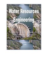 Water resources engineering