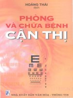 Phòng Và Chữa Bệnh Cận Thị