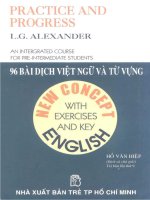 96 BÀI DỊCH VIỆT NGỮ VÀ TỪ VỰNG