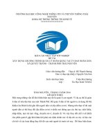 THỰC TẬP TỐT NGHIỆP ĐỀ TÀI XÂY DỰNG CHƯƠNG TRÌNH QUẢN LÝ NHÂN KHẨU TẠI ỦY BAN NHÂN DÂN XÃ QUYẾT THẮNG  THÀNH PHỐ THÁI NGUYÊN