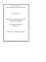 Luận văn nghiên cứu ứng dụng biến tần đa mức trong truyền động điện 