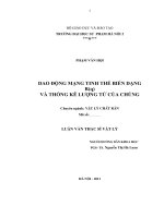 Dao động mạng tinh thể biến dạng R(q) và thống kê lượng tử của chúng