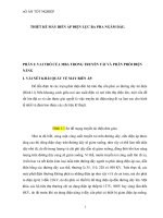 Khóa luận thiết kế máy biến áp điện lực ba pha ngâm dầu ( dung lượng lớn, điện áp cao, dùng nguyên liệu mới) 