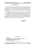 Khóa luận kết cấu và tính toán động cơ 