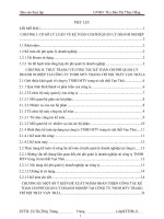 Báo cáo tốt nghiệp kế toán chi phí quản lý doanh nghiệp tại công ty TNHH Một thành viên trang  trí nội thất Vạn Thái