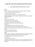 Tài liệu thi tuyển công chức ngành lao động thương binh xã hội tỉnh bà rịa   vũng tàu năm 2016 mục quản lý chính sách người có công 