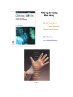 Sách dịch Kĩ năng lâm sàng của Chris hatto