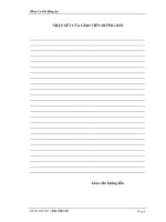 Khóa luận xây dựng quy trình phục hồi, sửa chữa hệ thống khởi động gián tiếp 