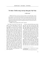 Tri thức về biển trong văn học dân gian việt nam