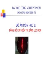 Đồ Án Đồng Hồ Kim Hiển Thị Bằng Led Đơn