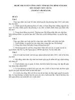 đề thi tuyển công chức tỉnh quảng bình năm 2016 môn thi kiến thức chung 