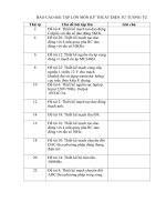 BÁO cáo bài tập lớn môn kỹ THUẬT điện tử TƯƠNG tự