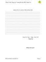 Khóa luận xây dựng quy trình kiểm tra, sửa chữa nhóm piston 