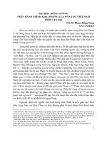 Đại học đông phương trên hành trình khai phóng của dân tộc việt nam thời cận đại