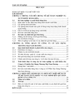 Kế toán nghiệp vụ xuất khẩu hàng hóa, ở Công Ty Cổ Phần Xây Dựng Thương Mại Nam Dương