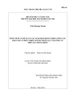 Phân tích và đề xuất các giải pháp hoàn thiện công tác đào tạo và phát triển nguồn nhân lực tại công ty điện lực hoàn kiếm 