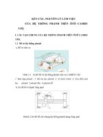 Tiểu luận Kết cấu, nguyên lý làm việc của hệ thống phanh trên ô tô Camry 3.5Q