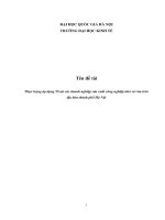 Thực trạng áp dụng 5S tại các doanh nghiệp sản xuất công nghiệp nhỏ và vừa trên địa bàn thành phố Hà Nội