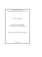 Nhu cầu tư vấn hướng nghiệp của học sinh trường THPT hợp thanh 