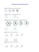 Hệ thống câu hỏi trắc ngiệm Hóa THPT dạng đồ thị và hình vẽ