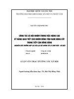 Công tác xã hội nhóm trong việc nâng cao kỹ năng giao tiếp cho nhóm đồng tính nam nòng cốt trong tiếp cận đồng đẳng 