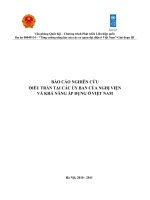 BÁO CÁO NGHIÊN CỨU ĐIỀU TRẦN TẠI CÁC ỦY BAN CỦA NGHỊ VIỆN VÀ KHẢ NĂNG ÁP DỤNG Ở VIỆT NAM
