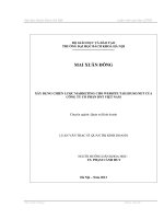 XÂY DỰNG CHIẾN LƯỢC MARKETING CHO WEBSITE TAILIEUSO.NET CỦA CÔNG TY CỔ PHẦN DNT VIỆT NAM