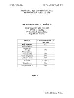 Bài tập lớn môn lý thuyết ô tô