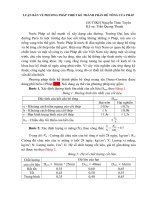 LUẬN BÀN VỀ PHƯƠNG PHÁP THIẾT KẾ THÀNH PHẦN BÊ TÔNG CỦA PHÁP