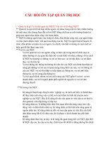 CÂU hỏi ôn tập QUẢN TRỊ học