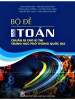 Bộ đề ôn luyện THPT quốc gia môn Toán