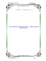 Khóa luận thiết kế hệ dẫn động băng tải 