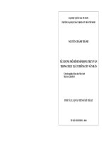 XÂY DỰNG MÔ HÌNH MỞ RỘNG TRUY VẤN TRONG TRUY XUẤT THÔNG TIN VĂN BẢN