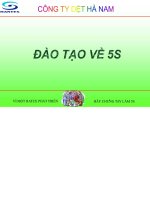 com dao tao ve 5s quan ly san xuat