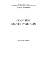 GIÁO TRÌNH NGUYÊN LÝ KẾ TOÁN