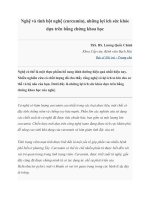 Nghệ và tinh bột nghệ (curcumin), những lợi ích sức khỏe dựa trên bằng chứng khoa học 