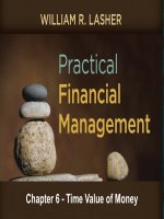 Practical financial manaegment  lasher 7th ed chapter  06 