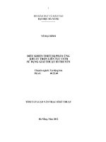 Tiểu luận điều khiển thiết bị phản ứng khuấy trộn liên tục cstr sử dụng giải thuật di truyền 