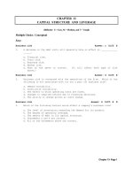 Test bank Finance Management chapter 13 capital structure and leverage