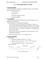 Báo cáo thí nghiệm cơ học