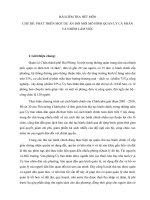 Phân tích sâu về vấn đề hành vi tổ chức và các giải pháp thực hiện tại UBND quận lê CHân hải PHòng 
